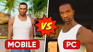 GTA San Andreas Mobile Vs GTA San Andreas PC 😱 | 15 *DIFFERENCES* Rockstar Doesn't Want You To Know