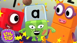 ➕ Numberblocks and Alphablocks Level 1 Adventure! 📚 🗺️ | Learn Phonics and to Count | Little Zoo