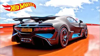 Unleashing the Beast: Bugatti Divo Takes on Hot Wheels Goliath Race in Forza Horizon 5