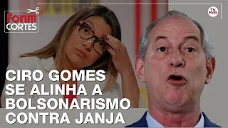 Ciro Gomes se alinha ao bolsonarismo para atacar Lula, Janja e Pimenta