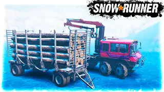 Погрузка бревен [ГАЙД] 🚚 SnowRunner. Обновление Висконсин