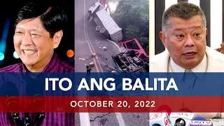 UNTV: Ito Ang Balita | October 20, 2022