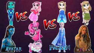 Avatar Vs Mommy Long Legs Vs Frozen Of Elsa Vs M3gan Doll Vs My Talking Angela 2 😍/ Level 86