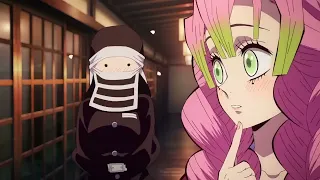 mitsuri whispered in tanjiro's ear | Demon Slayer season 3 ep 1