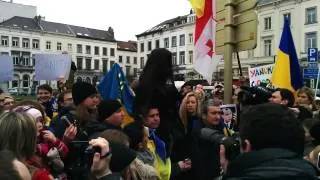 Руслана Євромайдан Брюссель   Ruslana Euromaidan Brussels