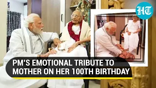 'Maa...': PM Modi's heartwarming tribute to mother Heeraben on 100th birthday I Watch