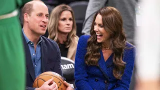 Prince William and Kate Middleton Watch Celtics Beat Heat