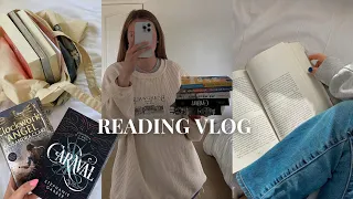 how to get out of a reading slump 📚 tips/tricks & a reading vlog!!