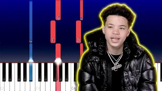 Lil Mosey - Never Scared ft Trippie Redd (Piano Tutorial)