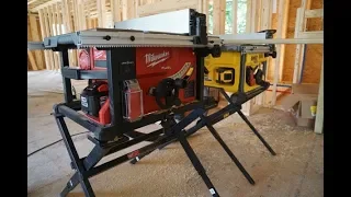 Cordless Table Saw – DEWALT vs. Milwaukee