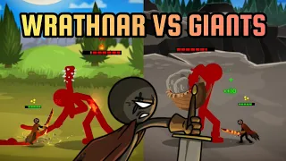 Swordwrath General Wrathnar VS Giant And Enslaved Giant! Stick War 3 Battles