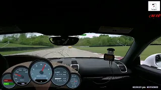 Chasing 718 GT4 at Autobahn CC South Track.