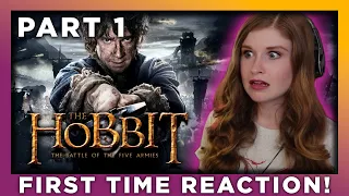 THE HOBBIT: THE BATTLE OF THE FIVE ARMIES PART 1/2 (EXTENDED) - MOVIE REACTION - FIRST TIME WATCHING