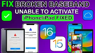 🔥 How to Bypass Broken Baseband on iOS 16.3.1/15.7.4 | Fix Unable to Activate on iPhone/iPad/iPod