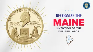 2024 American Innovation $1 Coin - Maine: Bernard Lown Inventor Of The Direct Current Defibrillator!