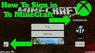 How to sign in Minecraft Bedrock edition || 1.16.201+