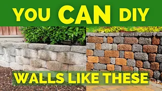 RETAINING WALLS BASICS | Build a Wall with these DIY Steps | Hillside Landscapes