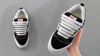 HOW TO BAR LACE YOUR KNU SKOOL VANS (EASY)