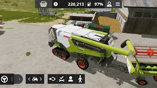 Wheat Harvesting with Jhon Dheere And Class Lexion 8900 Big Harvesters / Wheat Farming/ FS 23