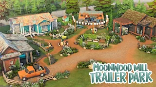 MOONWOOD MILL TRAILER PARK 🐺 | The Sims 4 Speed Build
