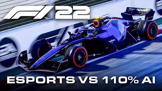 F1 22 - ESPORTS DRIVER IN A WILLIAMS VS 110% AI