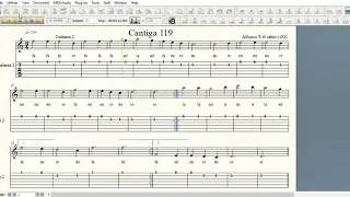 Cantiga 119 guitarra2 TAB