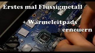 Mein Erstes mal Flüssigmetall + Wärmeleitpads erneuern (HP Pavilion 15-CX0600NG)