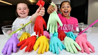 SLIME GLOVES CHALLENGE!!