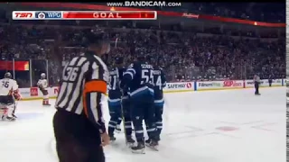 Mark Scheifele 1-0 Goal Jets Vs Ducks December 8, 2019