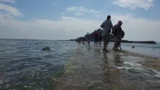 Racing the tide  St Michael's Mount