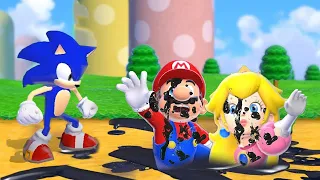 Super Mario 3D World + Bowser's Fury - The Ultimate Race (Mario Vs. Luigi Vs. Sonic) (HD)
