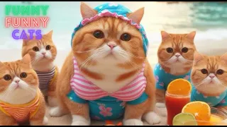 The Funniest Cat Videos In The World😹 Funny Cat Videos Compilation😂Funny Cat Videos Try Not To Laugh