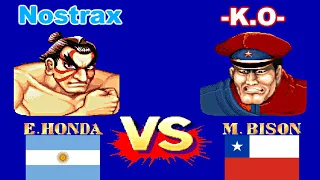 Street Fighter II': Champion Edition - Nostrax vs  -K.O- FT5