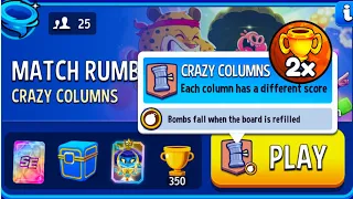 Match Rumble 25 players Crazy Columns Bombs Away | Match Masters