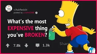 People Share The Most Expensive Things They Broke - r/AskReddit