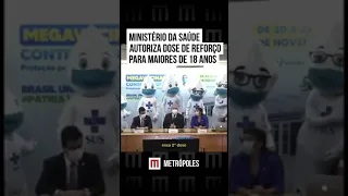 Ministério da Saúde autoriza dose de reforço para maiores de 18 anos