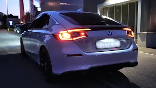 New Honda Civic Hybrid eHEV 2023 | Interior Exterior Lights at Night