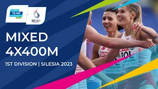 Mixed 4x400m Heat A | Full Race Replay | Silesia 2023 European Athletics Team Championships