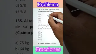 Problema de fracciones 😏✌️ #ingedarwin #matemática