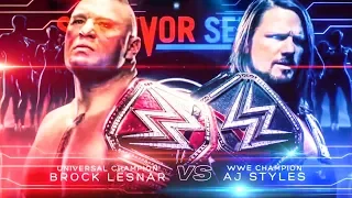 WWE 2k19 Survivor Series 2018 AJ Styles Vs Brock Lesnar Match | Wwe 2k19 Gameplay 60fps 1080p FullHD