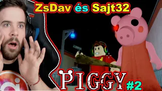 GYILKOS PIGGY ÚJRA LECSAP ! 🐷 | ROBLOX PIGGY w/ ZsDav és Sajt32