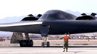 Most Feared US $2 Billion Stealth Bomber Takes Off at Full Throttle