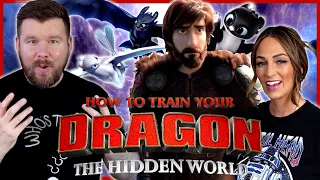 My wife *CRIES* watching How To Train Your Dragon: THE HIDDEN WORLD || Movie Reaction