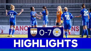 Stunning Foxes Score SEVEN In Barnet | London Bees 0 LCFC Women 7 | 2020/21