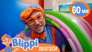 Blippi Deutsch - Blippi besucht einen Indoor-Spielplatz | Abenteuer und Videos für Kinder