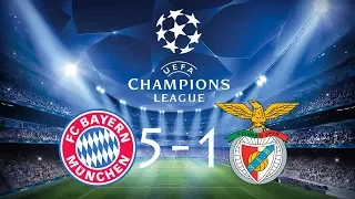 Champions League - Bayern 5 x 1 Benfica - ALL GOLS!!!