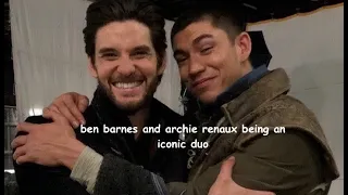 ben barnes and archie renaux being a comedic duo