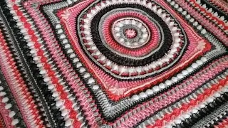 Sweet Harmony mandala throw Crochet Nuts Part 1