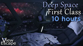 Deep Space First Class | Space Sounds and Ambience | Relaxing Sounds of Space Flight | 10 HOURS