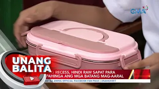 10-minutong recess, hindi raw sapat para makapagpahinga ang mga batang mag-aaral | UB